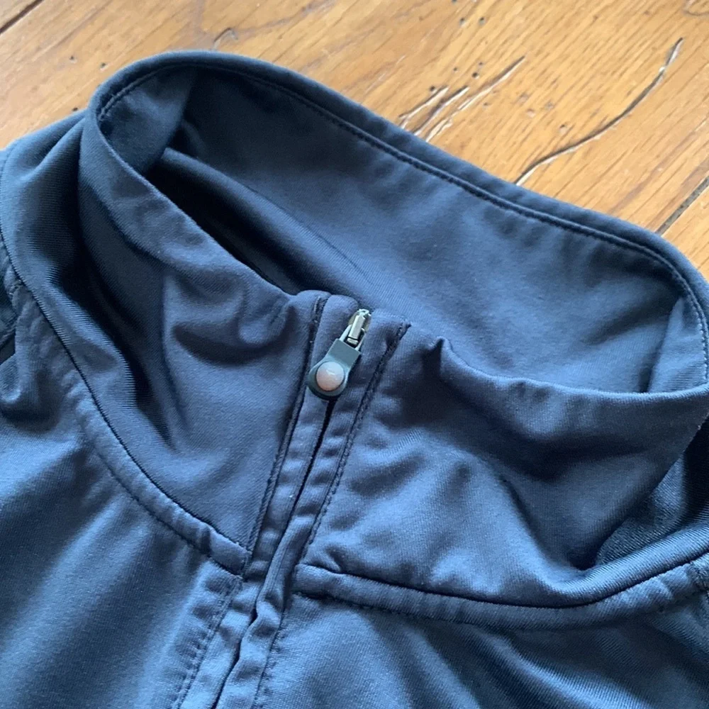 Greg Norman Tasso Elba Quarter Zip Performance Fleece Pullover Dk Gray Size XL
